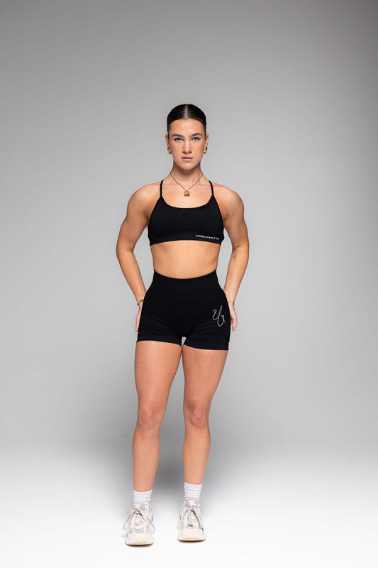 Unbeatable Scrunch Shorts - Black