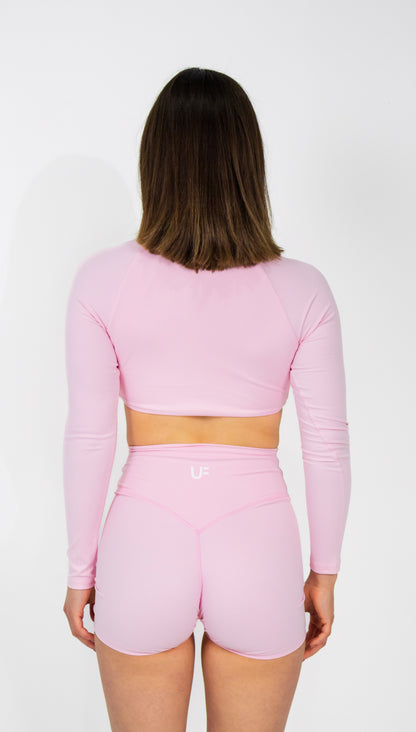 Serenity Non-Scrunch Shorts - Baby Pink
