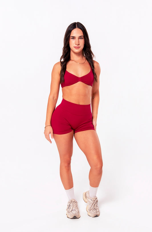 Align Mini Shorts - Raspberry
