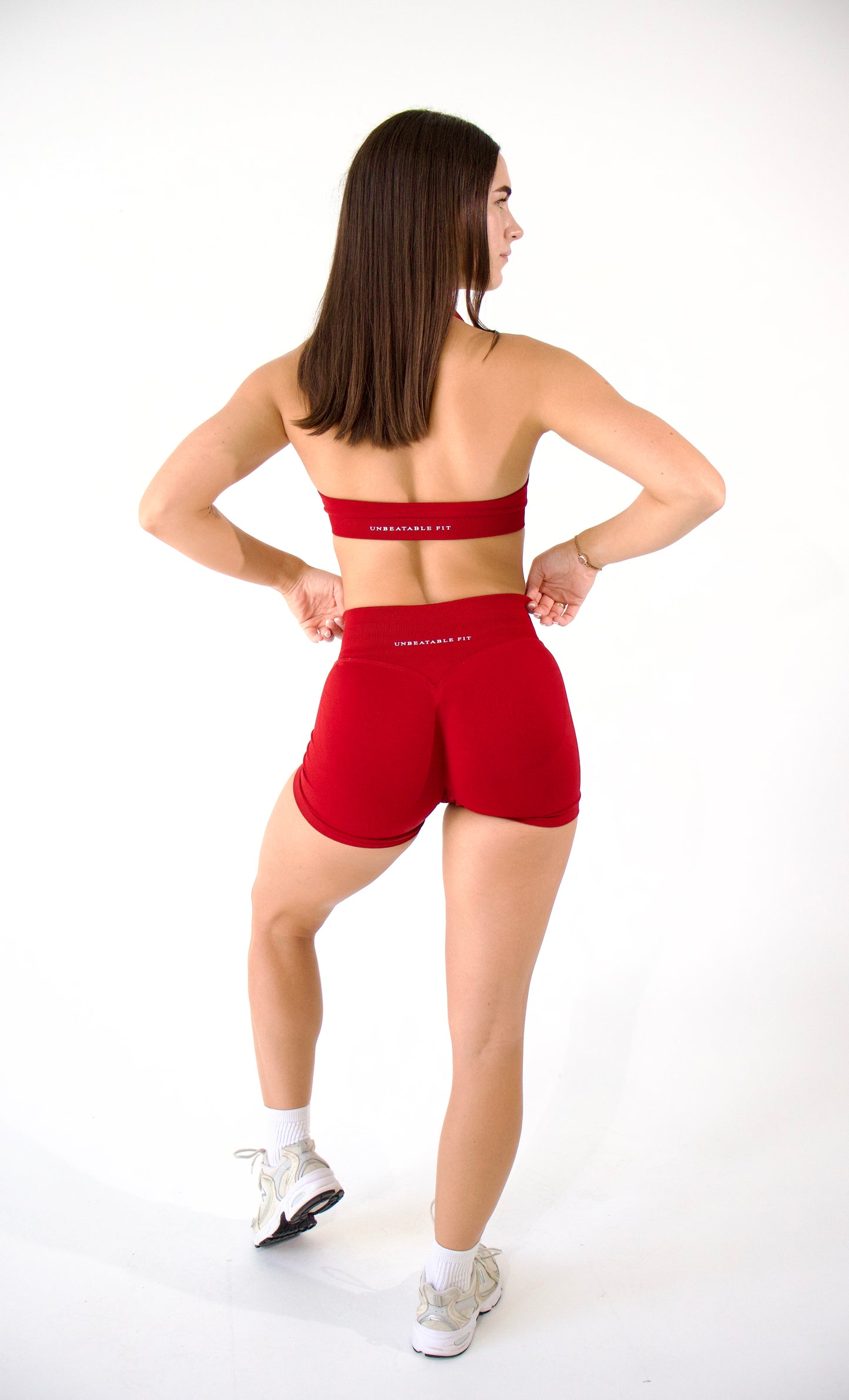 Align Mini Shorts - Cherry