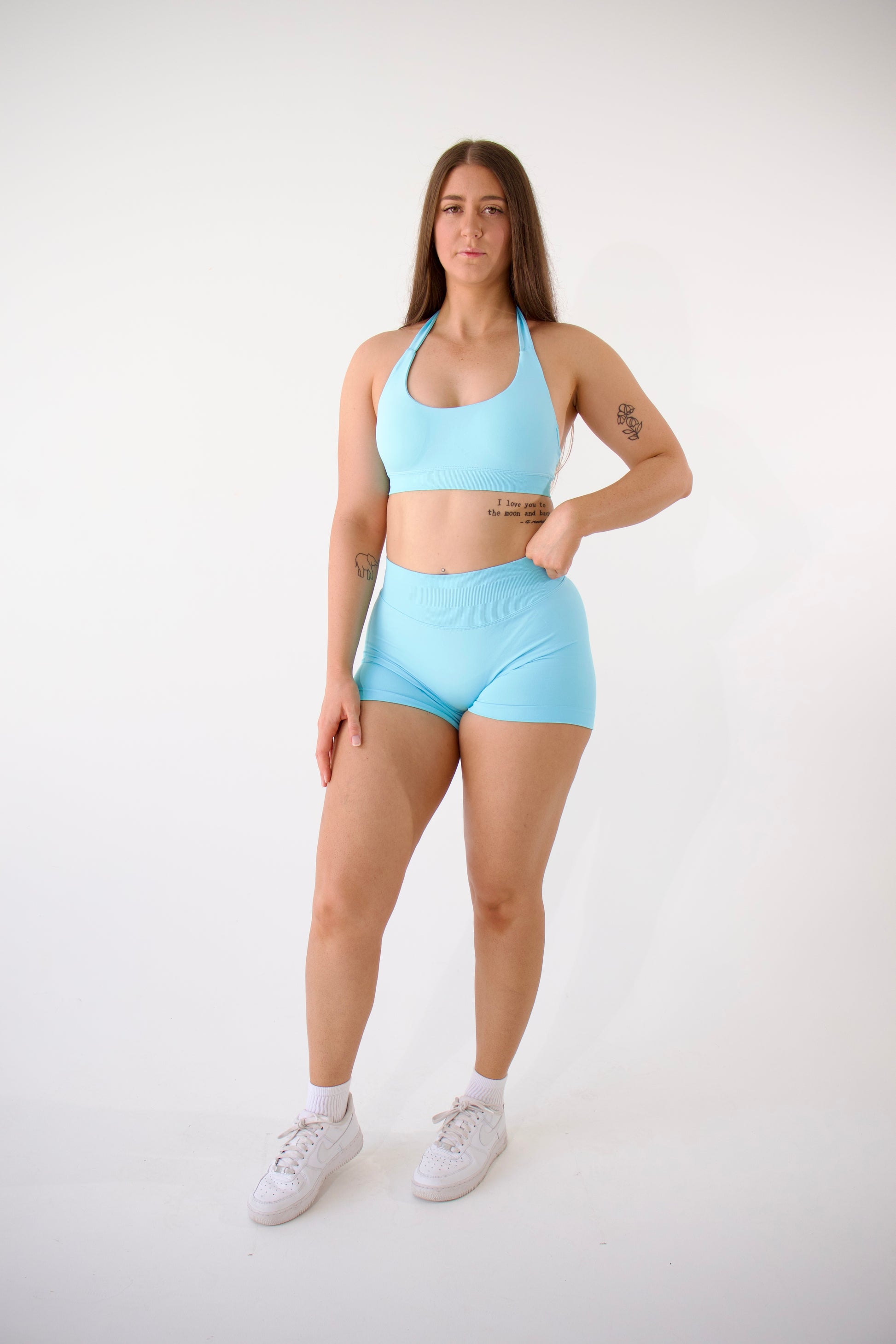 Align Mini Shorts Arctic Blue – Unbeatable Fit